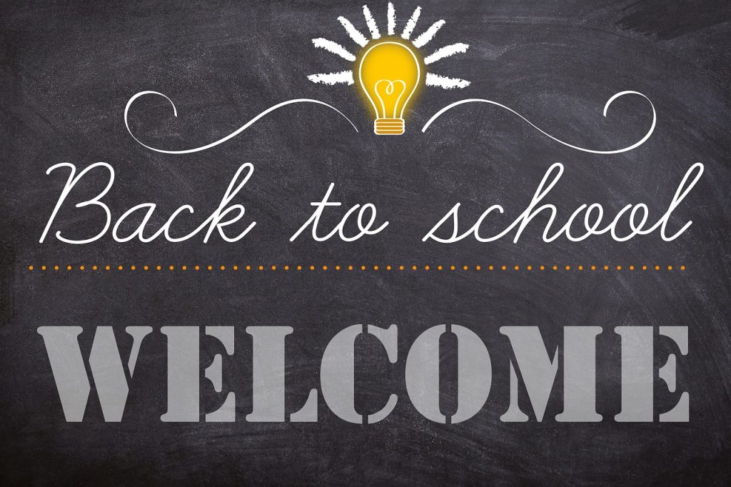 Back to school WELCOME