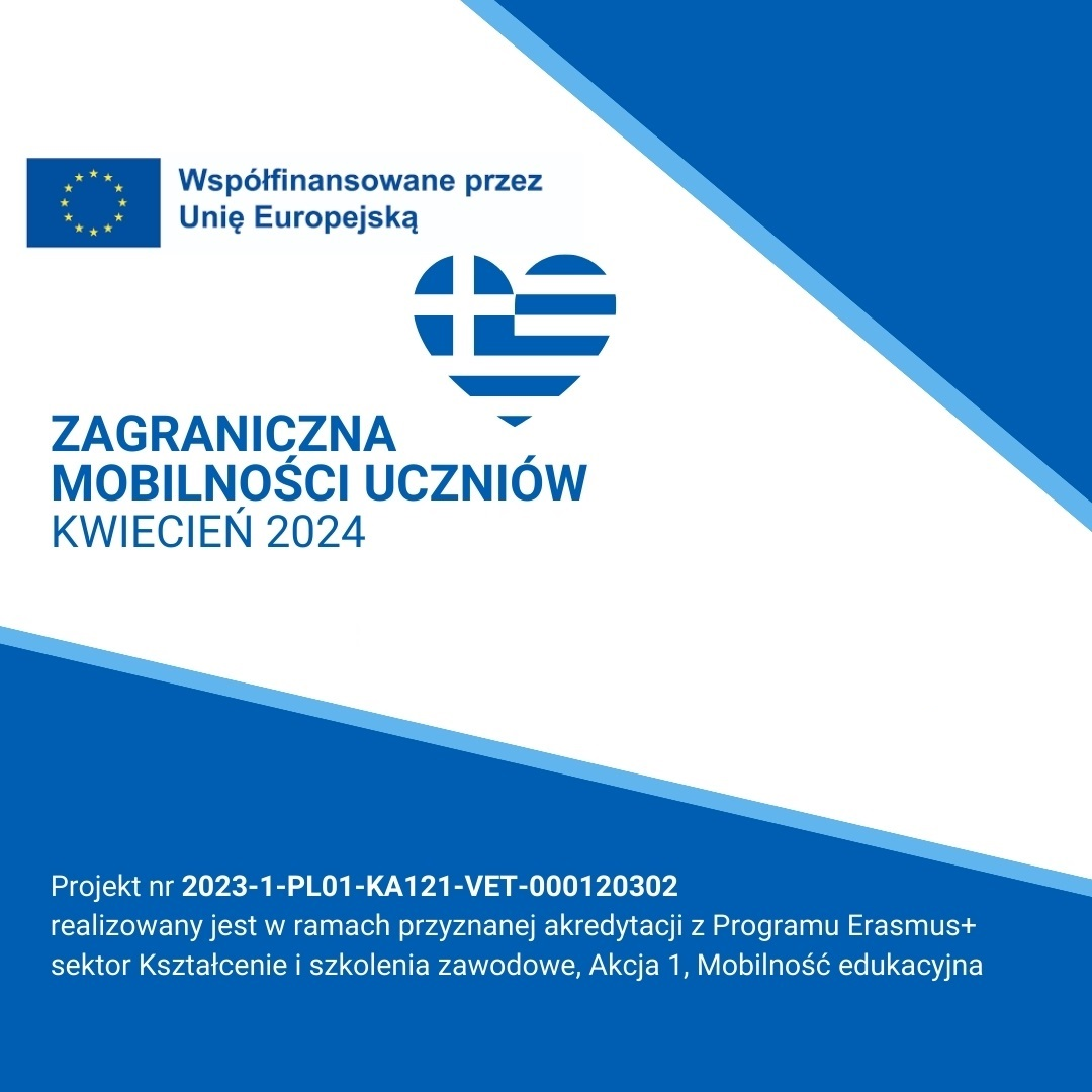 ERASMUS Grecja mobilność uczniów logo