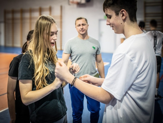 Pierwsze zajęcia z cyklu szkoleń z zakresu techniki oraz taktyki interwencji (6)