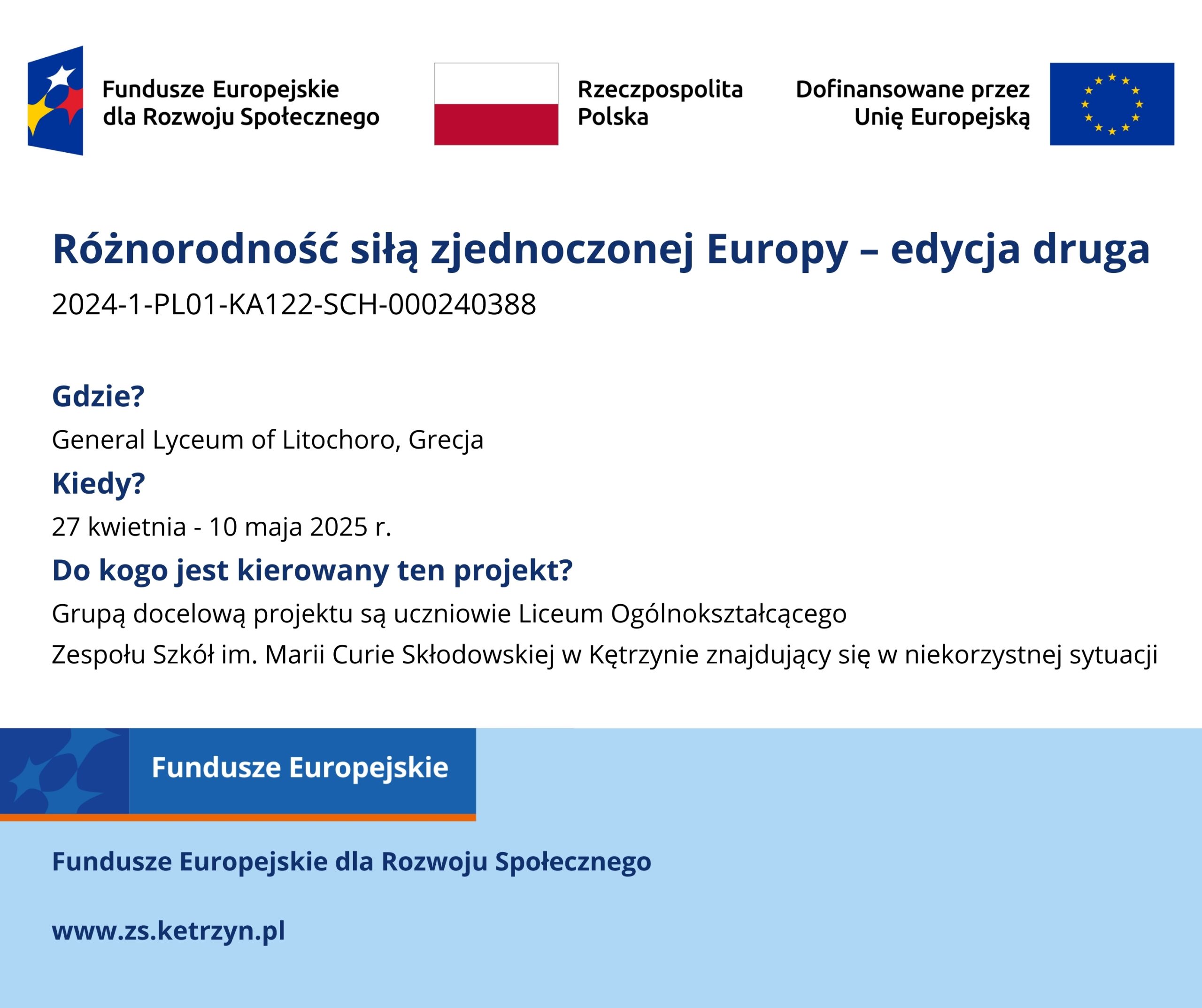 Różnorodność siłą zjednoczonej Europy – edycja druga