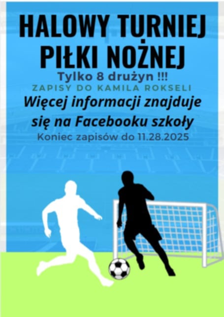 Halowy Turniej Piłki Nożnej