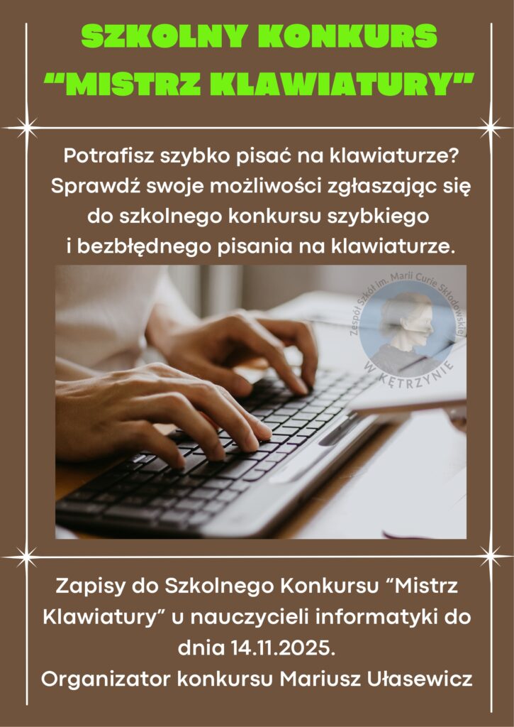 Konkurs "Mistrz Klawiatury"