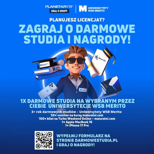 Zagraj o darmowe studia i nagrody!