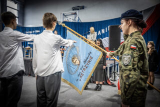 Ceremonia ślubowania klas pierwszych Ceremonia ślubowania klas pierwszych