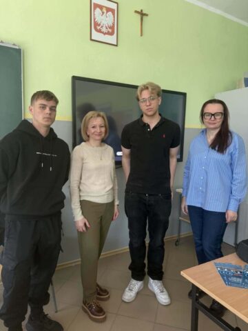 Spotkanie z ósmoklasistami w Garbnie (1)