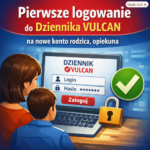 Pierwsze logowanie do Dziennika VULCAN na nowe konto rodzica, opiekuna